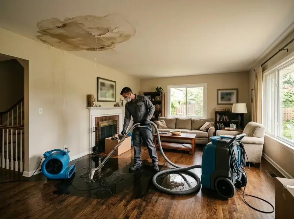 attic-pipe-burst-ceiling-drip-008 — frequently asked questions, Water Damage Restoration & Carpet Care in Blacksburg, VA
